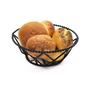 GET Enterprises - 4-31433 - Black Braided Rim Basket