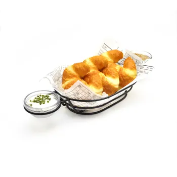 GET Enterprises - 4-361632 - Teflon Dip Basket with 2 Ring Holders