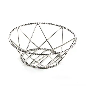 GET Enterprises - 4-81433 - Stainless Steel Braided Rim Basket