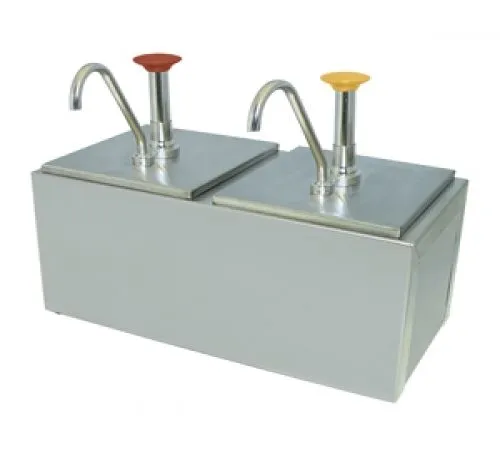 Update International CPD-206 - 5.4 Qt - Double Pump Condiment Dispenser