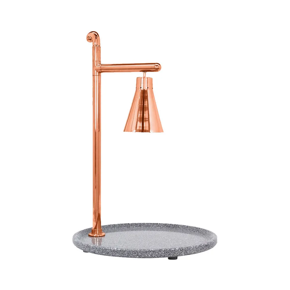 Buffet Enhancements - 010HCL-GG24RDCP - Classic 24" Carving Station - Copper Powder Coat - Round Base in Grey Granite