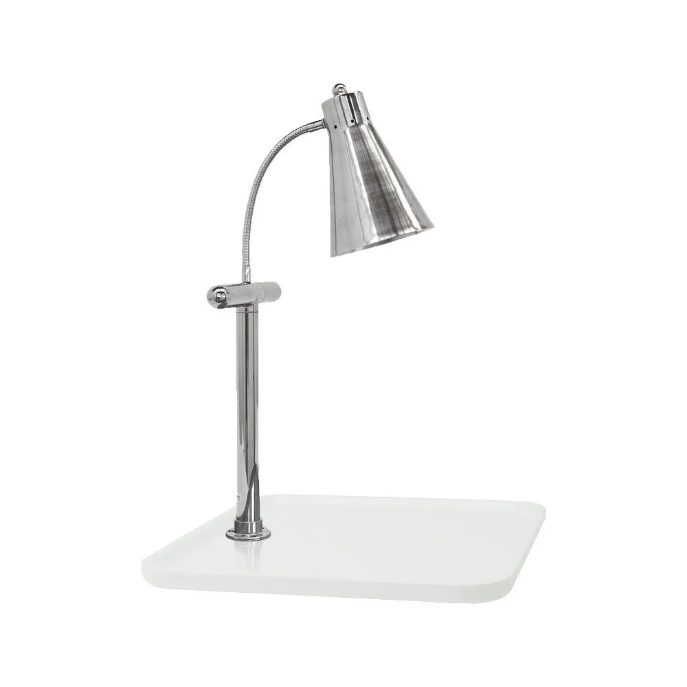 Buffet Enhancements - 010HFS-WG24SQ - 24" Flex Single Carving Station - White Granite Chefstone Square Base