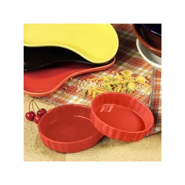 C.A.C. China QCD-5-R - Festiware Quiche Baking Dish 5" - (2 Dozen per Case)