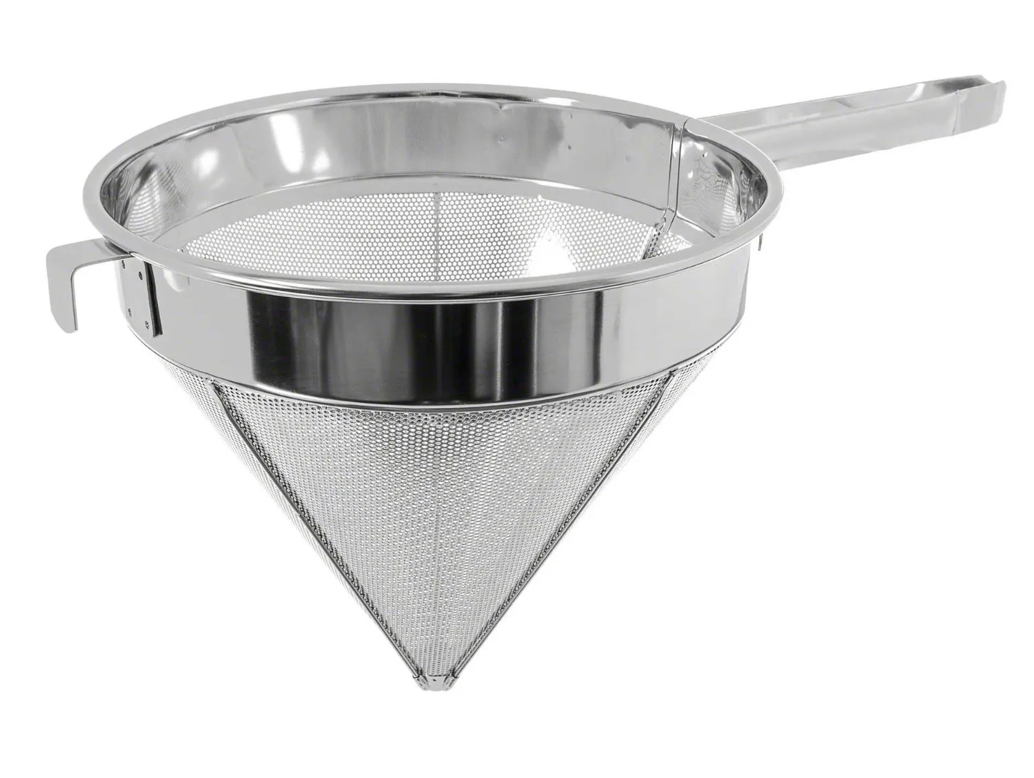 Update International CC-10F - 9.63" Fine Mesh Stainless Steel China Cap Strainer