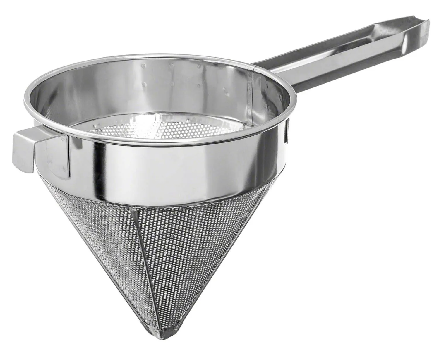 Update International CC-8F - 8" Fine Mesh Stainless Steel China Cap Strainer