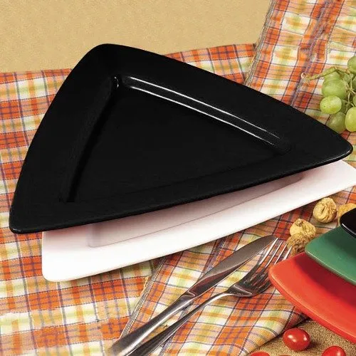 C.A.C. China TRG-7-BLK - Festiware Plate 7" - (3 Dozen per Case)