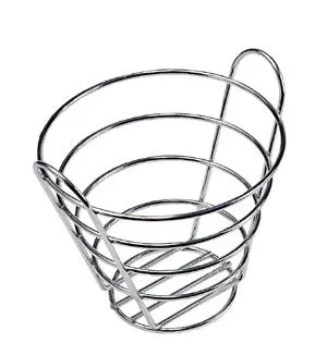 GET Enterprises - 4-22787-S - 7" Small Chrome Bucket Basket