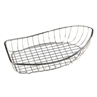 GET Enterprises - 4-80300 - Medium Stainless Steel Boat Basket
