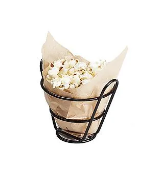 GET Enterprises - 4-33778 - 4 1/2" x 3" Black Appetizer Bucket Basket