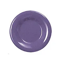 Thunder Group CR007BU - Round Wide Rim Round Plate - Purple - 7-1/2" (12 per Case) 