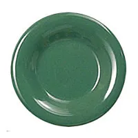 Thunder Group CR010GR - Round Wide Rim Round Plate - Green - 10.5" (12 per Case) 