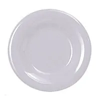 Thunder Group CR010W - Round Wide Rim Round Plate - White - 10.5" (12 per Case) 