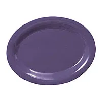 Thunder Group CR212BU - Oval Platter - Purple - 12" x 9" (12 per Case) 