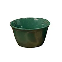 Thunder Group CR303GR - Bouillon Cup - Green - 7 oz (12 per Case) 