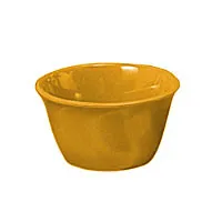 Thunder Group CR303YW - Bouillon Cup - Yellow - 7 oz (12 per Case) 
