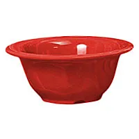 Thunder Group CR5510PR - Salad Bowl - Pure Red - 10 oz (12 per Case) 