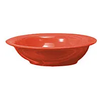 Thunder Group CR5716RD - Soup Bowl - Orange - 7-1/2" 19 oz (12 per Case) 