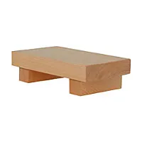 Thunder Group WSPW002 - Medium Wood Sushi Plate (Pack of 6) 