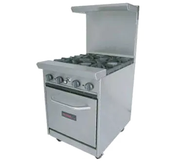 Tri-Star - TSR-4 - 24" Commercial Gas Range - 4 Burners