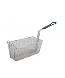 Winco FB-20 - Heavy Duty Fry Basket with Green Handle 