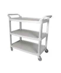 Winco UC-35G - Grey 3 Tier Utility Cart 