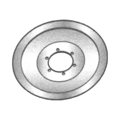 Globe - 1022-S - 11.5" Stainless Steel Slicer Knives/Blades - 3 Holes - 3600/3850/3975/4600/4850/4975