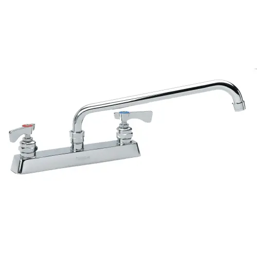 Krowne 15-506L - Royal Series 8" Center Deck Mount Faucet - 6" Spout 