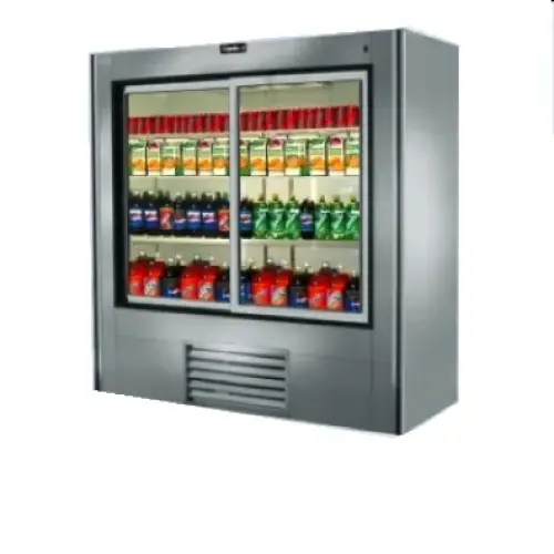 Leader LS72 - 72" Sliding Glass Door Reach In Refrigerator 