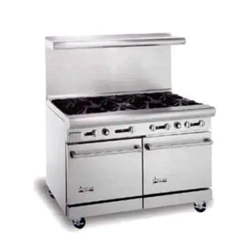 American Range AR-8 - 8 Burner 2 Oven Range - Natural Gas