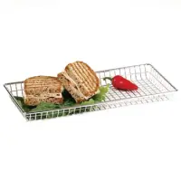 GET Enterprises - 4-835814 - Stainless Steel 7" x 14" Grid Tray