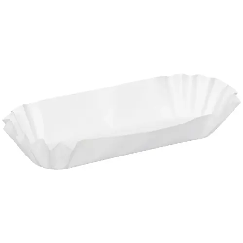 Benchmark USA 68004 - Fluted Hot Dog Trays - 500 per Case