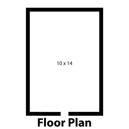 Nor-Lake KLB771014-C - 10' x 14' x 7' 7" Walk-In Cooler - Indoor - With Floor