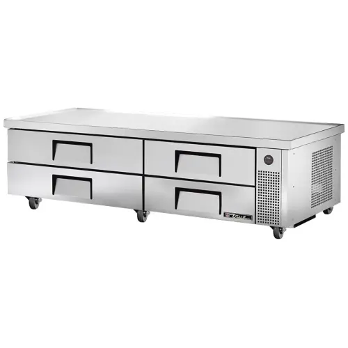 True TRCB-82-86 - 84" 4 Drawer Refrigerated Chef Base