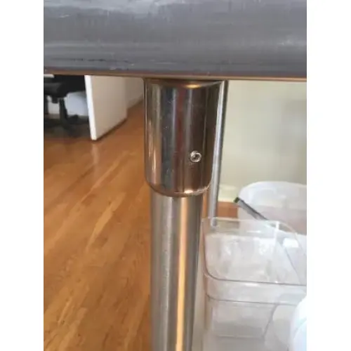 Universal B5SS2436 - 36" X 24" Stainless Steel Work Table W/ Back Splash and Stainless Steel Under Shelf