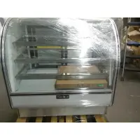 Leader CVK48 - 48" Curved Glass Refrigerated Bakery Display Case - Counter Height
