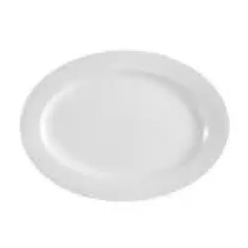 C.A.C. China BST-19 - Boston Platter - (1 Dozen per Case)