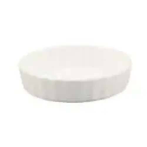 C.A.C. China QCD-7 - Accessories Quiche Baking Dish 7-1/2" - (2 Dozen per Case)