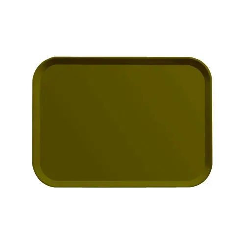 Cambro 1014-428 - 10.63" x 13.75" Fiberglass Cafeteria Tray - Camtray (12 per Case) 
