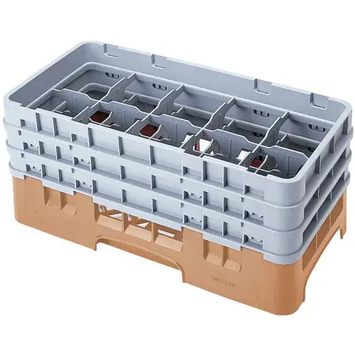 Cambro 10HS1114-184 - 3.5" Half-Size Stemware & Tumbler Glass Rack - Camrack (2 per Case) 