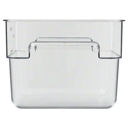 Cambro 12SFSCW-135 - 12 qt Polycarbonate Food Storage Container - Camwear CamSquare (6 per Case) 