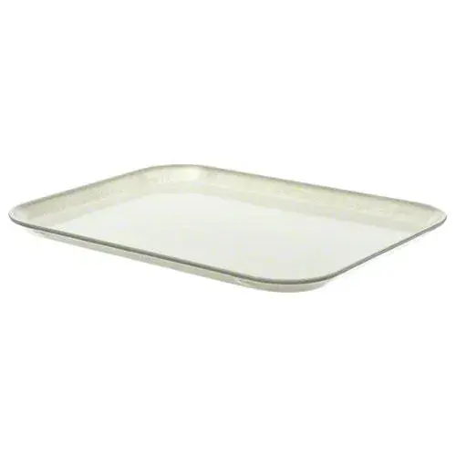 Cambro 1418-101 - 14" x 18" Fiberglass Cafeteria Tray - Camtray (12 per Case) 