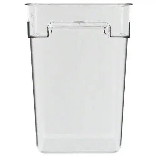 Cambro 22SFSCW-135 - 22 qt Polycarbonate Food Storage Container - Camwear CamSquare (6 per Case) 