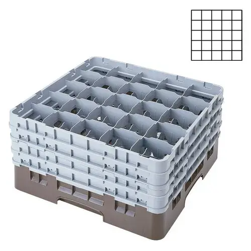 Cambro 25S1114-151 - 3.5" Stemware & Tumbler Glass Rack - Camrack (2 per Case) 