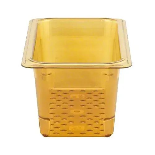Cambro 35CLRHP-150 - One-Third Size Colander Pan - High-Heat H-Pan (6 per Case) 