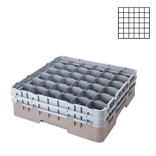 Cambro 36S318-151 - 2.875" Stemware & Tumbler Glass Rack - Camrack (5 per Case) 