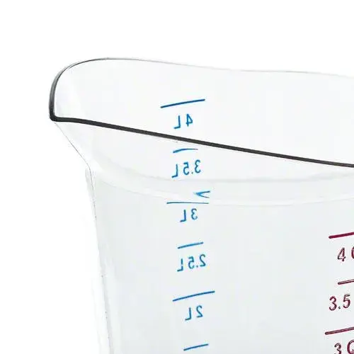 Cambro 400MCCW-135 - 4 qt. Liquid Measuring Cup - Camwear 