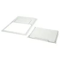 Cambro 1826SCCW-135 - 18" x 26" Full-Size Food Box Cover - Camwear SlidingLids (6 per Case) 