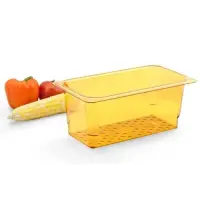 Cambro 35CLRHP-150 - One-Third Size Colander Pan - High-Heat H-Pan (6 per Case) 