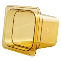 Cambro 66HP-150 - 2.4 qt Sixth-Size Food Pan - High-Heat H-Pan (6 per Case) 