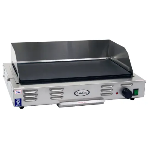 Cadco - CG20 - Stainless Steel Countertop Griddle - Medium Duty